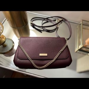 Kate Spade cross body bag Burgundy color